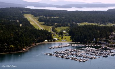 Roche Harbor Marina, Roche Harbor Airport, San Juan Island, Washington  