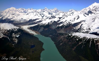 Crillon Lake, South Crillon Glacier, Mt Salisbury, Mt Crillon, Glacier Bay National Park, Alaska  