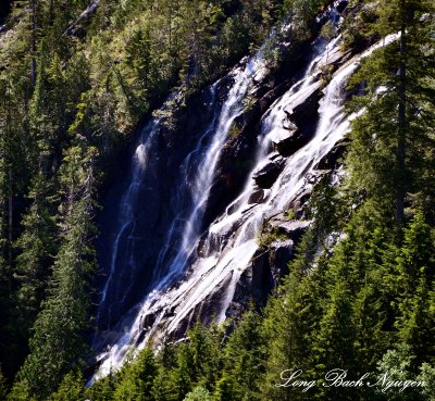 Bridal Veil Falls, Lake Serene, Mount Index,Cascade Mountains, Washington 