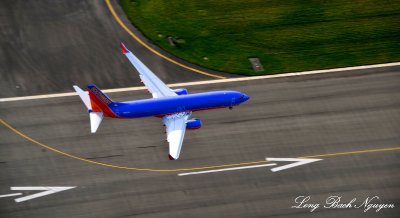 Southwest Airlines, Boeing 737, Boeing Field, Seattle, Washington 