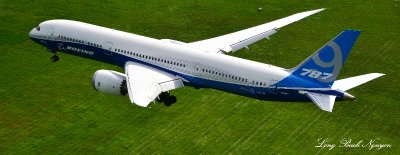 Boeing Dreamliner 787-9, Boeing Field, Seattle, Washington  