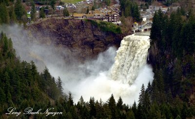 Snoqualmie Falls, Salish Lodge, Snoqualmie River, Washington  