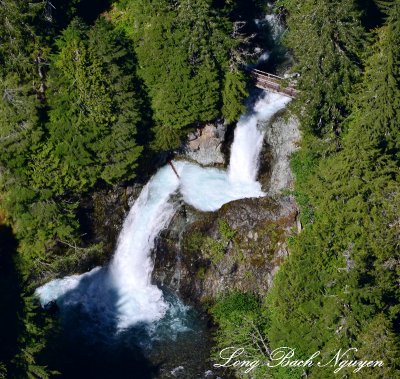 Ohanapecosh River Falls, Eastside Trail, Cascade Mountains, Washington  