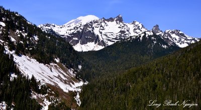 Cowlitz Chimmeys, Mount Rainier National Park, Cascade Mountains, Washington  