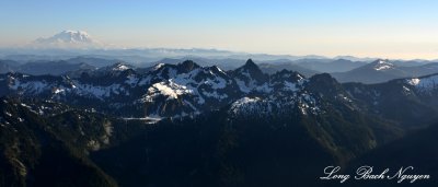 Snow Lake, Chair Peak, Kaleetan Peak, Mount Rainier, Cascade Mountains, Washington 