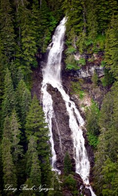 Rock Lake Waterfalls, Malachite Peak, Washington  