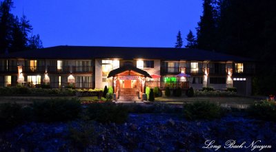 Eagle Nook Resort at Night, Vancouver Island, Canada  