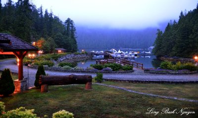 Early Morning at Eagle Nook  Resort, Vernon Bay, Vancouver Island, Canada  