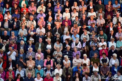 Audiences at Edinburgh Military Tattoo, Scotland  