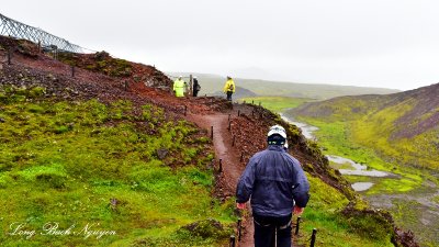 Entrance and Lift to Thrihnukagigur volcano,  Inside the Volcano Tour, Iceland  