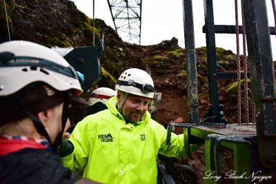 Lift Operator Inside the Volcano tour Iceland  