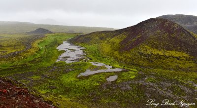 Landscape around Thrihnukagigur volcano, Iceland 