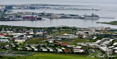 Reykjavik from Ulfarsfell, Iceland 