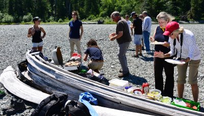 BOPA Picnic at Nahmint Lake Vancouver Island Canada 