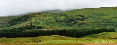 Working on the land Scottish Highland UK 