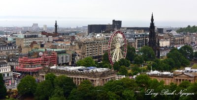 Edinburgh, Scott Monument, Ferries Wheel, National Gallery, Scotland UK 