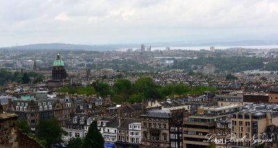 Edinburgh Scotland UK from Edinburgh Castle  