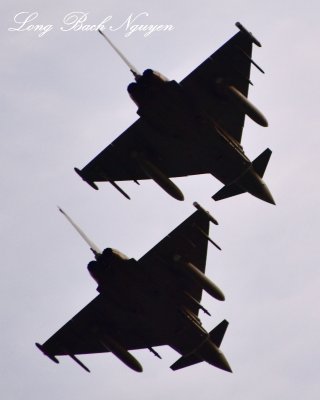 RAF Typhoon Edinburgh Military Tattoo Fly Over Scotland 