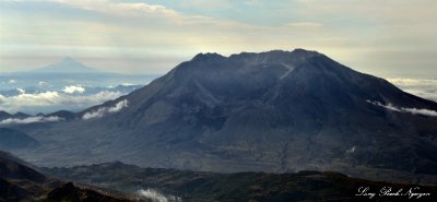 Mount St Helens and Mount Hood  