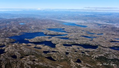 Lakes on Angmalortup Nuna, Sondre Stromfjord, Greenland  