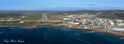 Iqaluit Airport, City of Iqaluit, Frobischer Bay, Nunavut, Baffin Island, Canada  