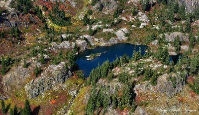 Lila Lake Rampart Ridge Cascade Mountains  