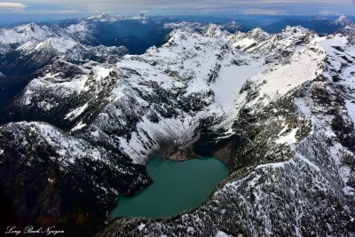 Blanca Lake, Columbia Glacier, Monte Cristo, Three Fingers, Mt Baker, Washington 