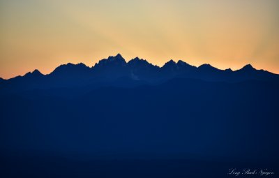 Mount Constance at sunset  