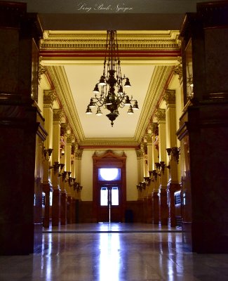 Office Corridor,  Colorado State Capitol, Denver 