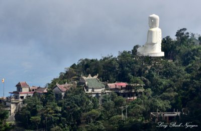 Buddha and Temple, Ba Na Hills Mountain Resort, Da Nang, Vietnam  