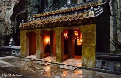 Temple inside Huyen Khong Cave, Marble Mountain, Da Nang, Vietnam