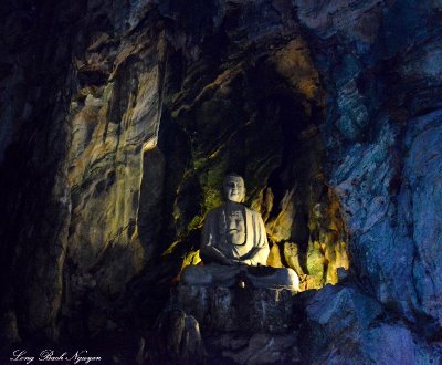 Buddha in Huyen Khong Cave, Marble Mountain, Da Nang, Vietnam 