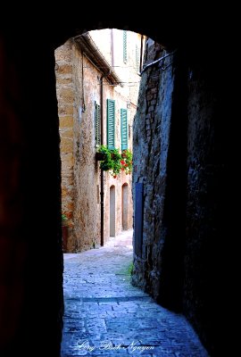 Around the Corner, Pienza, Tuscany, Italy 