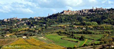 Hill town of Montepulciano, Tuscany, Italy  