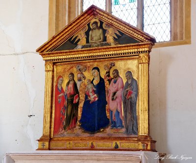 Altar of Pienza Cathedral, Italy  