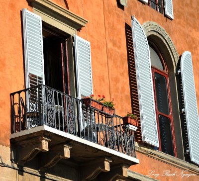 Balcony and Window, Florence, Italy 