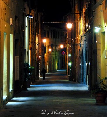 Walking Home in Montalcino, Italy  