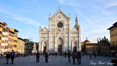 Basilica of Santa Croce, Piazza Santa Croce, Florence, Italy 