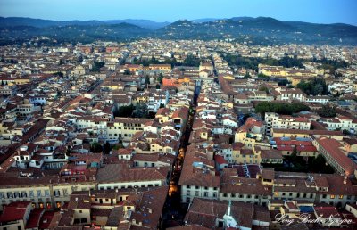 City of Florence from Florence Cathedral Italy 