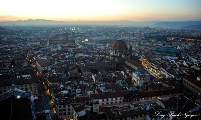 City of Florence from Florence Cathedral, Italy 