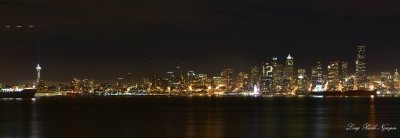 12th Fan, Seattle,  Elliott Bay,  From Saltys on Alki, West Seattle 