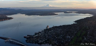 Madison Park, Leschi, Lake Washington, Mount Rainier, Floating Bridges, Seattle 