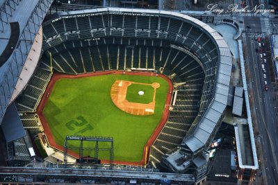 Safeco Field supports Seahawks and 12, Seattle, Washington 