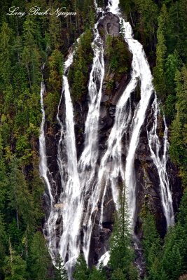 Bridal Veil Falls Lake Serene Mount Index Washington  