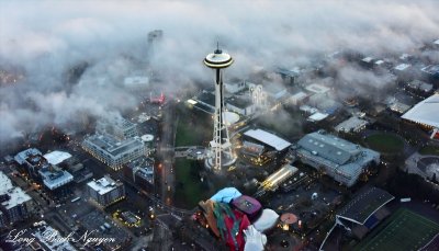 Space Needle, Glass Garden, EMP, Monorail, PSC, Seattle Center, Seattle, Washington