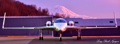 Starship and Mount Rainier Clay Lacy Seattle Boeing Field  