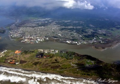 Eureka, Eureka Airport, Samoa Peninsula, Humbolt Bay, California  