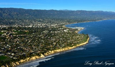 Shoreline Park, Santa Barbara Point, Leadbetter Beach, Santa Barbara Harbor, Santa Barbara, California
