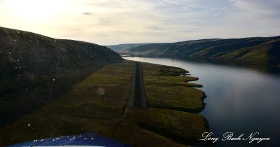 Little Goose Lock and Dam Airport, Snake River, Washington State  
