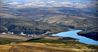 Central Ferry, Port of Central Ferry, Snake River, Port of Garfield, Palouse Hills, Washington State 